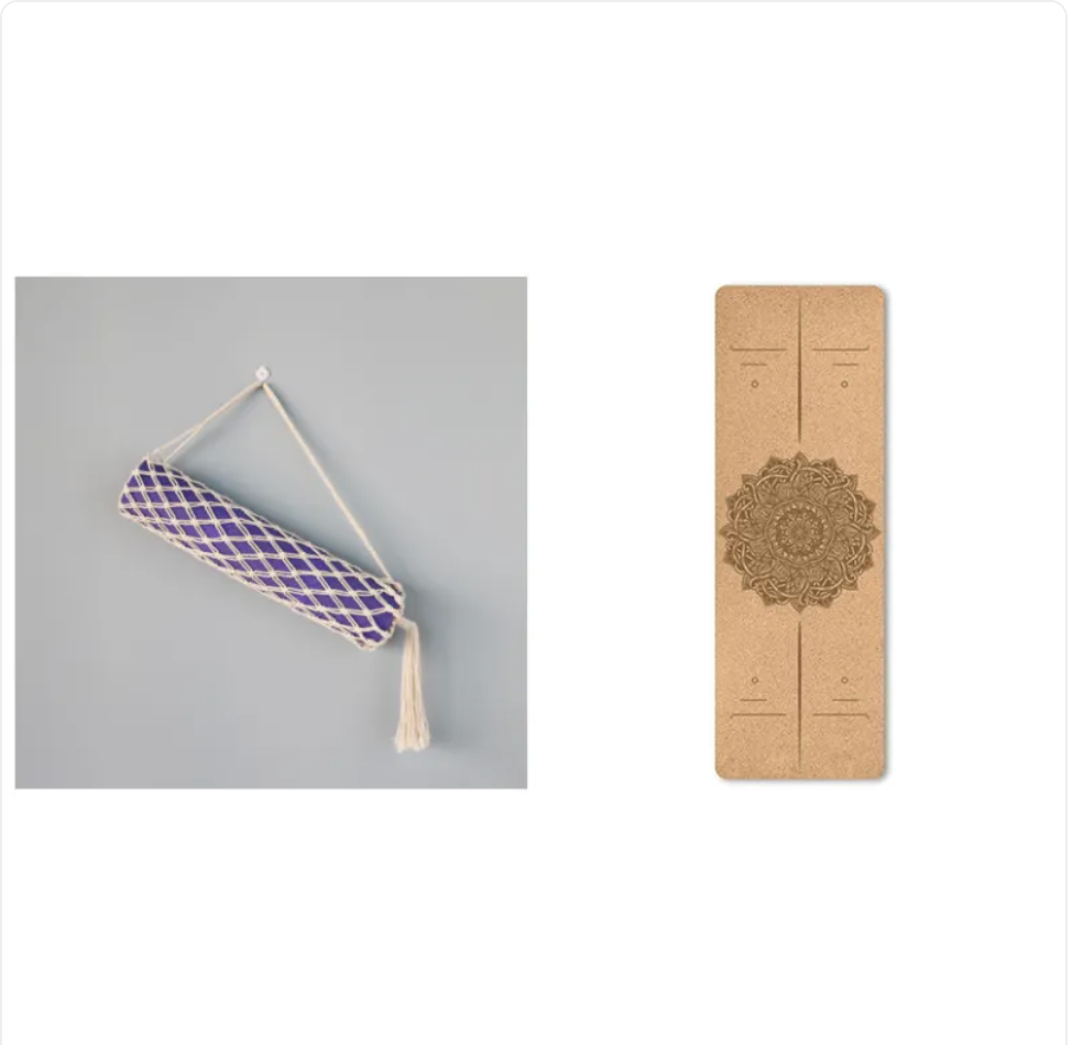 Eco-Friendly Non-Slip Cork Yoga Mat