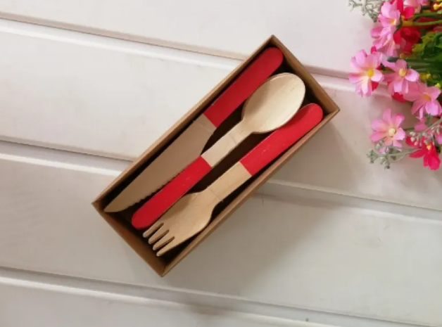Eco-Friendly Wooden Cutlery Set